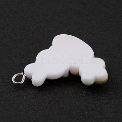 Pendenti in resina opaca&nbsp;LS-RESI-D064-02P-09