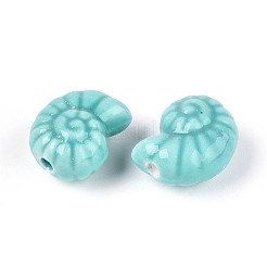 Perles de porcelaine émaillée&nbsp;LS-PORC-I028-02D-01