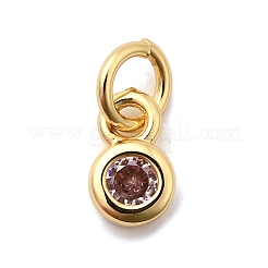 Laiton pavé de zircons cubiques&nbsp;KK-A266-45G