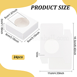 Würfel-Geschenkboxen aus Kraftpapier zur Aufbewahrung&nbsp;LS-CON-WH0095-101A-01