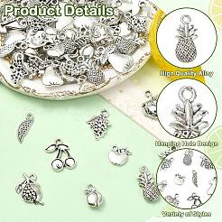 90 pièces 9 styles pendentifs en alliage de style tibétain&nbsp;TIBEP-CJ0003-58