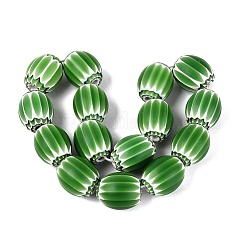 Cuentas de barril de vidrio millefiori hechas a mano&nbsp;LA-N002-18A