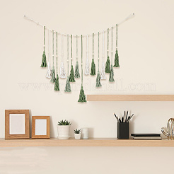 Decorazione da parete in macramè di poliestere boho&nbsp;AJEW-WH20006-213A
