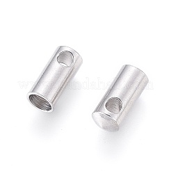 Emembouts de cordon en acier inoxydable 304 résistants au ternissement&nbsp;LS-STAS-F232-01E-P