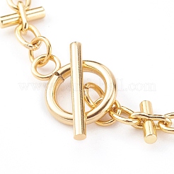 Bracelets de chaîne en laiton&nbsp;X-BJEW-JB06004