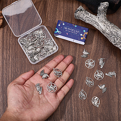 40 pz 4 stili pendenti in lega di stile tibetano&nbsp;FIND-SC0021-22
