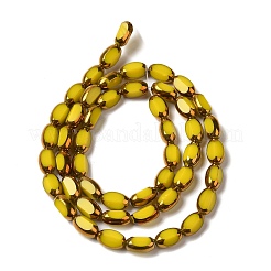 Chapelets de perles en verre électroplaqué&nbsp;EGLA-P061-02A-06