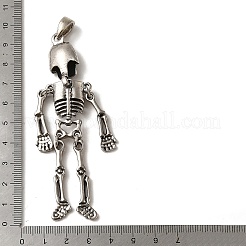 Tibetischem Stil Legierung große Anhänger&nbsp;FIND-A038-15AS