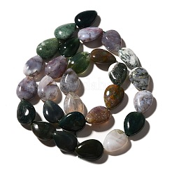 Natur Indien Achat Perlen Stränge&nbsp;G-I377-A08