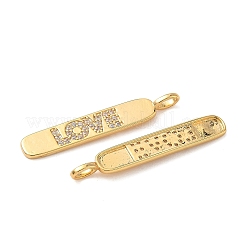 Messing micro pave klare zirkonia anhänger&nbsp;KK-B160-31G