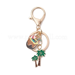 Porte-clés sur le thème de la plage tropicale&nbsp;KEYC-JKC01257
