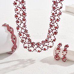 Collane con catena a maglie in lega e strass&nbsp;FS-WG454B6-01