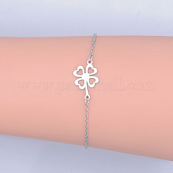 Anlaufgeschützte Gliederarmbänder aus 201 Edelstahl&nbsp;LS-BJEW-T011-JN509-1