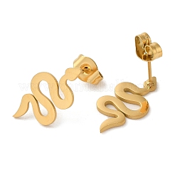 Boucles d'oreilles à tige en acier inoxydable 304&nbsp;EJEW-Z036-04G