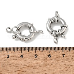 Anneau de fermoir à ressort en laiton&nbsp;KK-CBAD851-02P-02