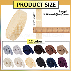 36 m Polycotton-Band in zwei Farben&nbsp;OCOR-BC0007-86B-02