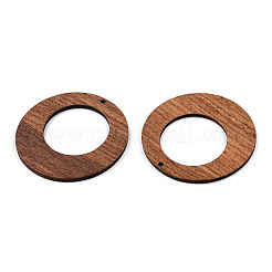 Anhänger aus natürlichem Wengeholz&nbsp;WOOD-T023-52B-02