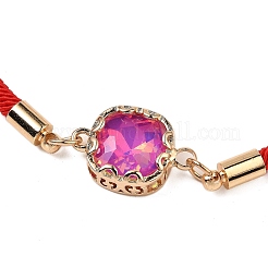12 pz 12 colori braccialetti in poliestere&nbsp;BJEW-P340-10G