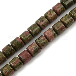 Natur Unakit Perlen Stränge&nbsp;G-G275-D20-10x10mm