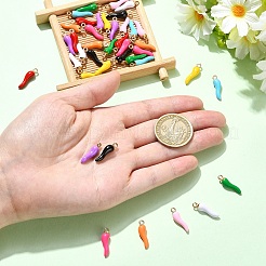 40pcs 10 pendentifs en alliage de couleurs&nbsp;FIND-YW0012-52