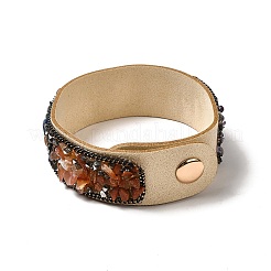 Bracciale con cordino in finta pelle scamosciata&nbsp;BJEW-F428-01