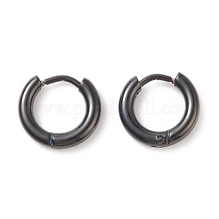 Boucles d'oreilles créoles en acier inoxydable 304&nbsp;EJEW-O087-09D-EB-01