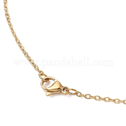 Collane con catena in acciaio inossidabile 304&nbsp;NJEW-JN05779