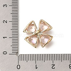 Gestell Messing micro ebnen Zirkonia Anhänger&nbsp;KK-F883-10G-02