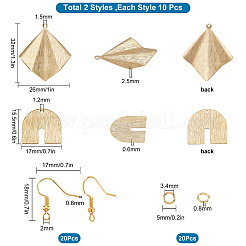 Bausatz zur Herstellung von DIY-Geometrie-Ohrringen&nbsp;DIY-SC0019-24