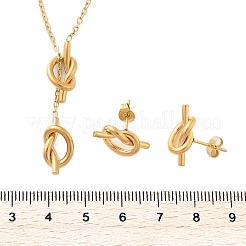 Schmuckset aus Edelstahl 304&nbsp;SJEW-V001-01G