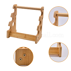 3-stufiger Flötenhalter aus Holz&nbsp;ODIS-WH0030-09