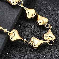 304 Edelstahl-Gliederarmbänder für Damen&nbsp;BJEW-P354-01B-G