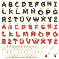 2 Set Emaille-Anhänger aus Legierung&nbsp;ENAM-TA0002-81
