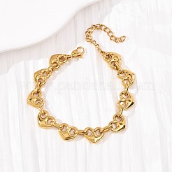 Bracelets à maillons en acier inoxydable 304 pour femmes&nbsp;BJEW-F536-19G