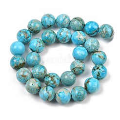 Gefärbte Stränge aus Natura Imperial Jasper Perlen&nbsp;GG-CBAF9E5-A01-14mm-A