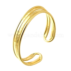 Messing Stulpearmbänder für Frauen&nbsp;BJEW-F498-09G