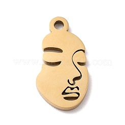 Pendentifs en acier inoxydable 304 avec placage ionique (IP)&nbsp;STAS-F271-09A-G