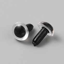 Halbrunde Puppenaugen aus Kunstharz&nbsp;DIY-WH0430-706C-03