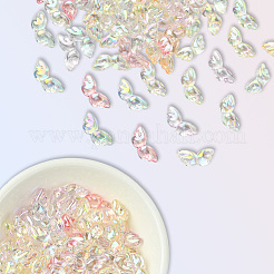 100 Stück transparente UV-beschichtete Acrylperlen&nbsp;PACR-PA0001-03