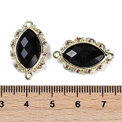 Natürliche facettierte Pferdeaugenglieder aus Obsidian&nbsp;G-B126-02G-07