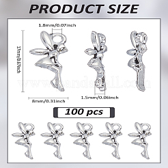 100 pièces pendentifs en alliage de style tibétain&nbsp;FIND-LP0004-19