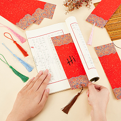 Kits zum Selbermachen von rechteckigen Lesezeichen aus Papier&nbsp;DIY-WH0304-309B