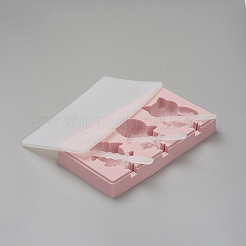 Moldes de silicona de calidad alimentaria para paletas heladas&nbsp;AJEW-D039-18
