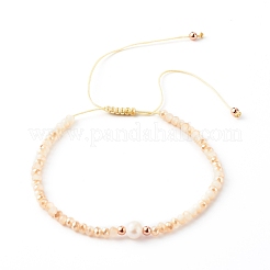 Ensembles de bracelets de perles tressées en fil de nylon&nbsp;BJEW-JB06456