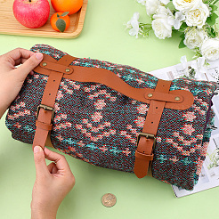Kunstleder mit Yogamattengurt aus Legierung&nbsp;AJEW-CL0001-99A-02