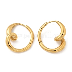 Orecchini a bottone in acciaio inossidabile 304&nbsp;EJEW-M069-03G