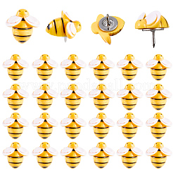 30 Stück Reißnägel aus Kunstharz in Bienenform&nbsp;AJEW-SC00061