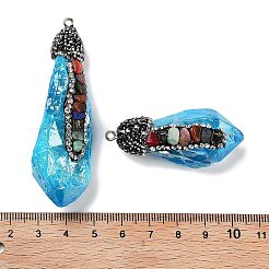 Grandi pendenti in cristallo di quarzo naturale grezzo grezzo elettrolitico&nbsp;G-B077-04A-05