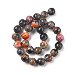 Naturali multicolore agata fili di perline&nbsp;G-A261-B06-14mm
