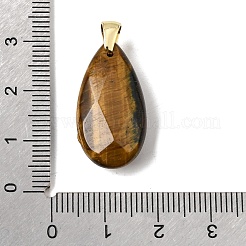 Natürlichen Tigerauge Anhänger&nbsp;G-C282-02H